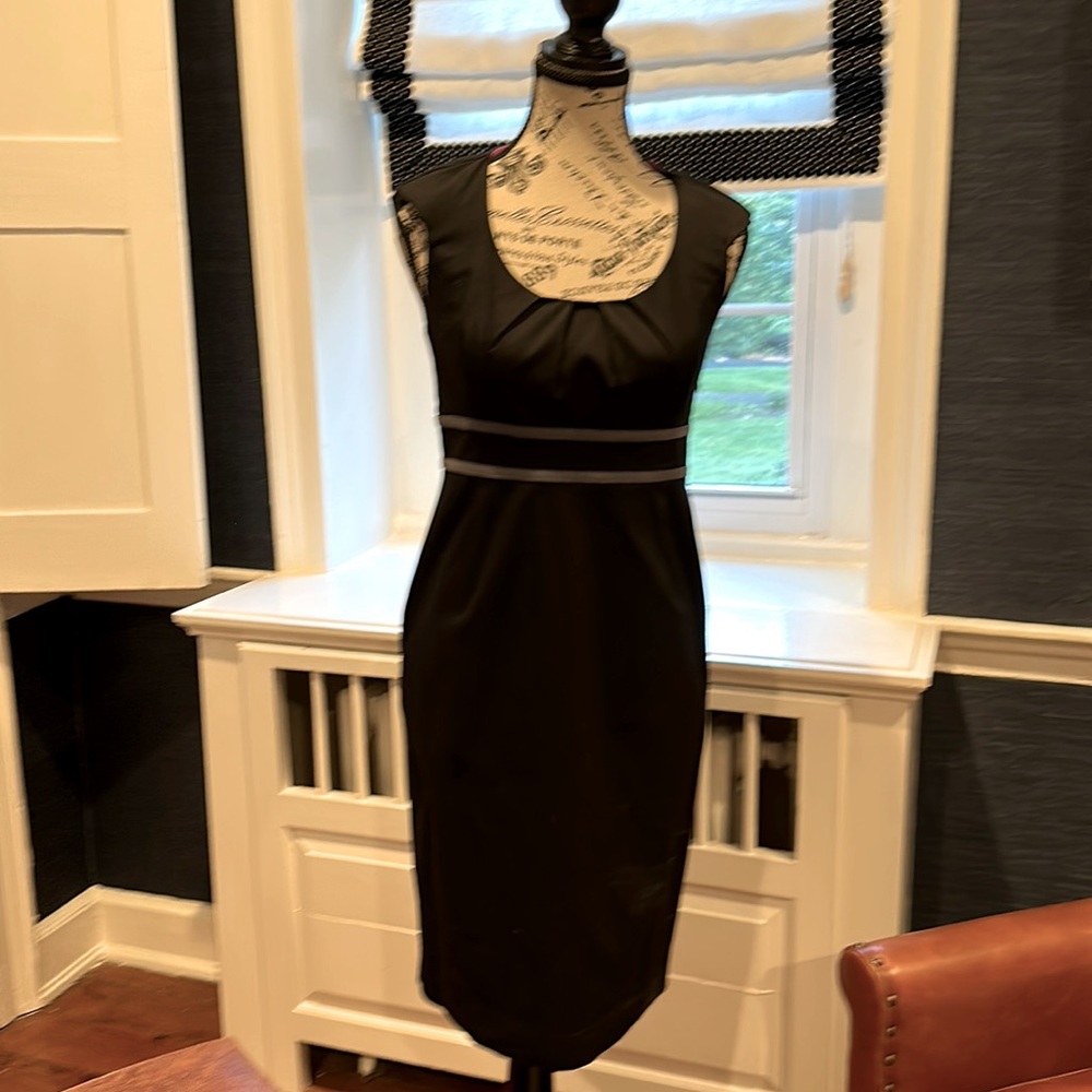 Boden - black & gray midi dress